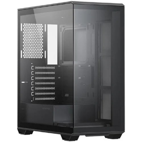 XASTRA Корпус Q600-0F-UC Black ATX/Aquarium/Screewless/no fans/Type-C/ Q600-0F-UC