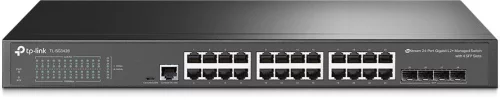 Коммутатор TP-Link JetStream SG3428 (L2+) 24x1Гбит/ с 4SFP управляемый