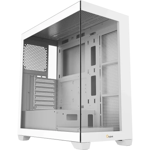 Корпус Компьютер без блока питания/ Case Ocypus Gamma C72 WH, Midi-Tower, TG, no fans, 2xUSB-A 2.0 + 1xUSB-A 3.0, ATX, mATX, mITX White (GAMMA-C72-WHD000XX-GL)
