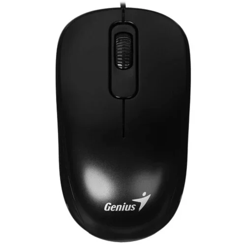 Мышь DX-110, USB, G5, чёрная (black, optical 1000dpi, подходит под обе руки) new package (31010009400)