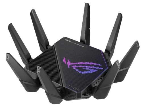 ASUS ROG GT-AX11000 PRO / / 802.11b/ g/ n/ ac, ax, 1148 + 4804Mbps, 2,4 + 5 gGz, 8 antenna, USB, GBT LAN ; 90IG0720-MU2A00