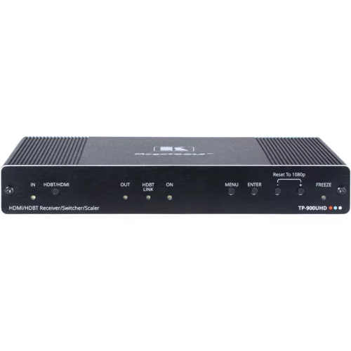 Бесподрывный приемник HDMI, Аудио, RS-232, ИК, Ethernet по витой паре HDBaseT со встроенным масштабатором и дополнительным входом HDMI; поддержка 4 (TP-900UHD)