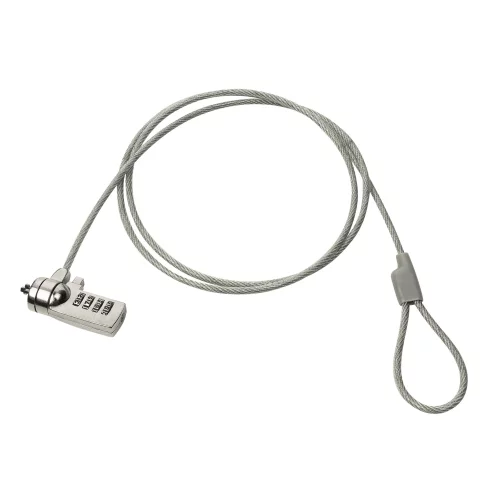 CBR CL-15 {Тросик для ноутбука CL-15, Kensington Lock, кодовый замок., 1.2м}