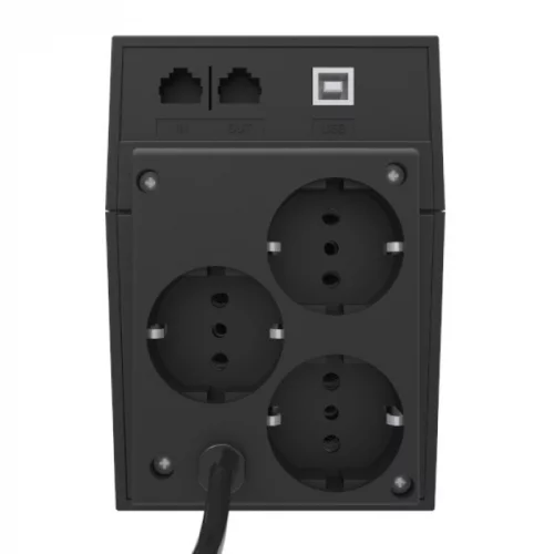Источник бесперебойного питания/ Powercom RPT-600AP EURO 360W USB фото 2