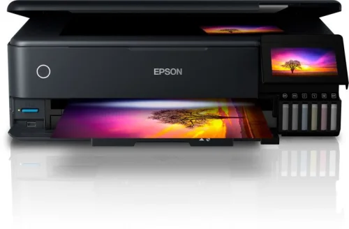 МФУ струйный Epson L8180 (C11CJ21403/402/504/502) A3 Duplex Net WiFi черный фото 2
