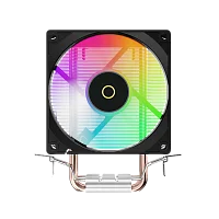Кулер для процессора Ocypus Gamma A20 BK ARGB, 92mm FARGB FAN, Top FARGB Panel, 2 HEAT PIPES, 3-PIN, 1900 RPM, 21DBA, HYDRO BEARING, LGA115X/1200/1700/18XX, AM4/AM5
