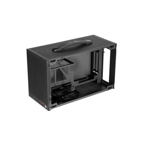 Корпус без блока питания/ Case PCCooler K101 MESH GY 3F, Mini-Tower, Mesh, 3x120mm, 2xUSB-A 3.0 + 1xUSB-C 3.1, SFX PSU Support, mITX Grey фото 4