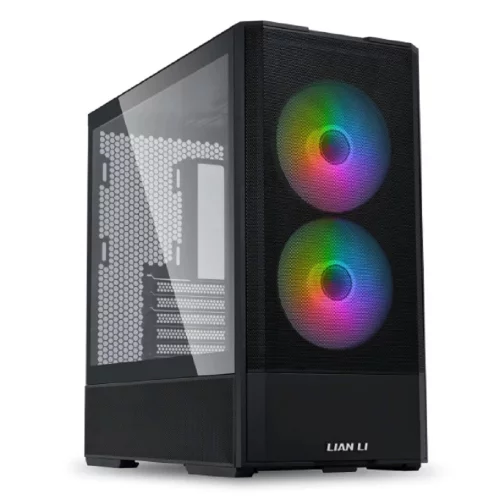 Lian Li Корпус Lancool 207 / Black / Mid-Tower, TG / 2x 140mm ARGB + 2x 120mm non LED fans inc. / G99.LAN207RX.10RS