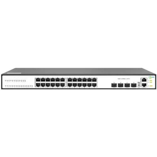 Управляемый коммутатор уровня 3, 24 порта 10/ 100/ 1000Base-T и 4 порта 1/ 10GbE (SFP+). (SNR-S2995G-24TX)