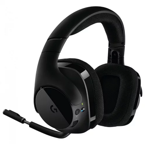 Гарнитура Logitech Gamig G533, Wireless, Headset, от 100 Гц до 20 кГц, BT, USB, Logitech G HUB, Retail (981-000634)