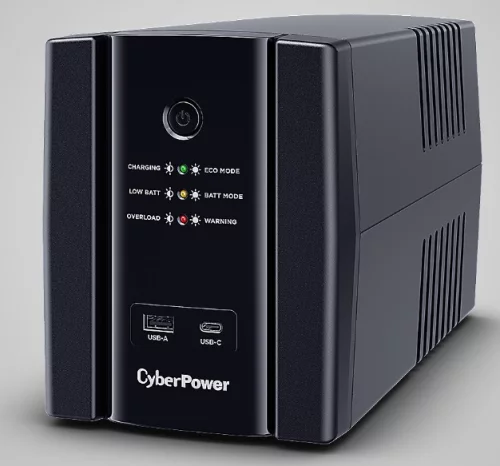 Источник бесперебойного питания/ UPS CyberPower UT2200EG Line-Interactive 2200VA/1320W USB/RJ11/45/USB charger A/C
