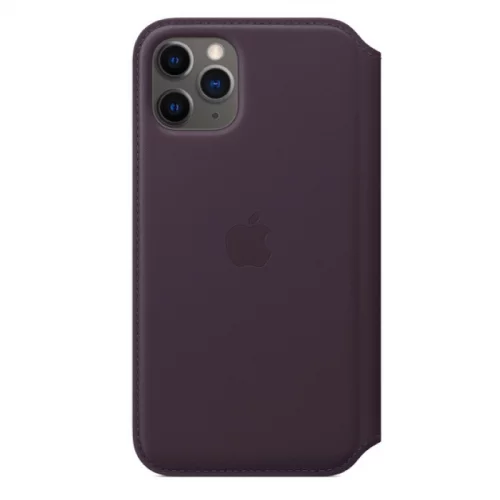 Чехол Apple для iPhone 11 Pro Leather Folio кожанный спелый баклажан (MX072ZM/A)