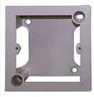 Настенная коробка под рамку французского стандарта, 45х45 мм (LAN-WB45X45-WH)