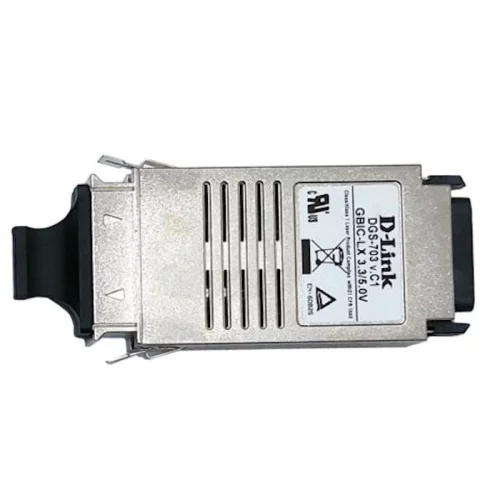 *Трансивер D-Link 1-port GBIC Gigabit Ethernet Module, Single-mode fiber, LX dist. (up to 10km), support 3.3V (DGS-703)