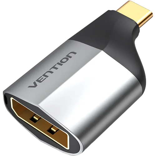 Адаптер-переходник Vention USB CM ] DP F Серый (TCCH0)
