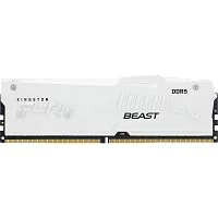Память оперативная/ Kingston 64GB 5600MT/ s DDR5 CL40 DIMM (Kit of 4) FURY Beast White RGB XMP (KF556C40BWAK4-64)