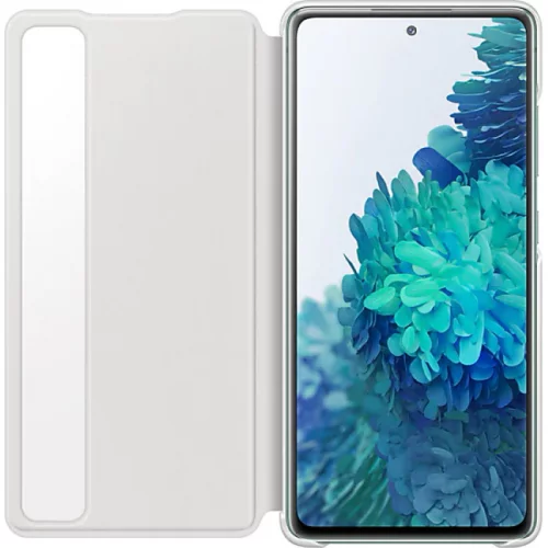 Чехол Samsung Smart Clear View Cover флип-кейс для Samsung Galaxy S20 FE белый (EF-ZG780CWEGRU) фото 3