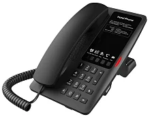 Отельный SIP-Телефон Fanvil H4W, 2 SIP-акк., POE, БП в комп., 1x100 Mbps, Wi-Fi 6, Чёрный, 5 прог. клав. (H4W#TRL)