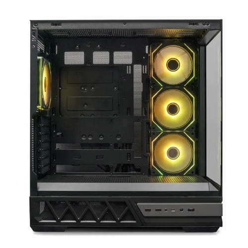 XASTRA Корпус Q700 4ARGB-C10-UC Black ATX/Aquarium/Screewless/4x120mm ARGB PWM mirror fans/Argb+PWM HUB 10port/Type C Q700-4FM12A-C10-UC фото 2