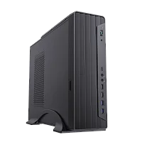 Корпус с блоком питания 400Вт./ Case Foxline mATX Desktop 400W FL-418 mATX case, black, w/ PSU SFX 400W, w/ 2xUSB3.0+2xUSB2.0+1xType-C (USB2.0) (FL-418-SFX400-U32C)