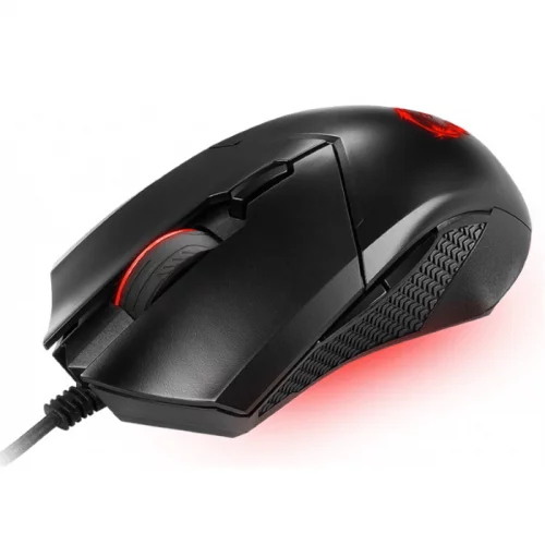 Мышь MSI Clutch GM08, Wired, optical, 6200dpi, USB, 6 but, red led, Black (S12-0401810-CLA) фото 2