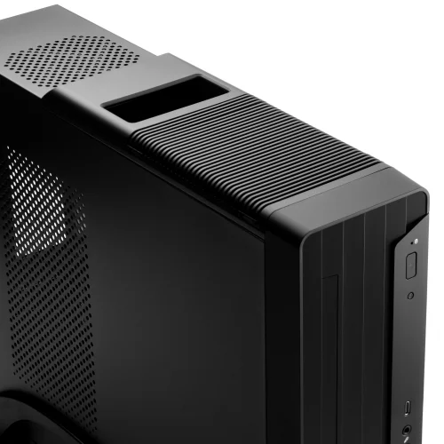 Корпус с блоком питания 400Вт./ Case Foxline mATX Desktop 400W FL-418 mATX case, black, w/ PSU SFX 400W, w/ 2xUSB3.0+2xUSB2.0+1xType-C (USB2.0) (FL-418-SFX400-U32C) фото 5