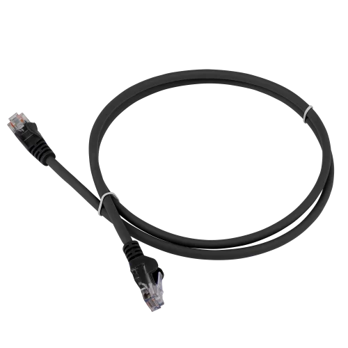 Патч-корд LANMASTER LSZH UTP кат.5e, 0.5 м, черный (LAN-PC45/ U5E-0.5-BK) (LAN-PC45/U5E-0.5-BK)