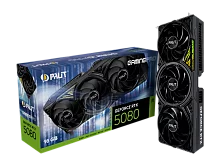 Видеокарта PCIE16 RTX5080 16GB PA-RTX5080 GAMINGPRO 16GB V1 PALIT (NE75080019T2-GB2031Y)