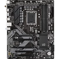 Материнская плата/ MB GIGABYTE INTEL B760 s1700, 4xDDR4(128GB), HDMI 2.0/DP, 1xPCIe 4.0x16, 4xPCIe 3.0x16, 1xLAN, Wi-Fi, BT, 4xSATA 6Gb/s, 2xM.2, 1xUSB-C, 1xUSB 3.2, 4xUSB 2.0, 1xPS/2, ATX (B760 DS3H AX DDR4)