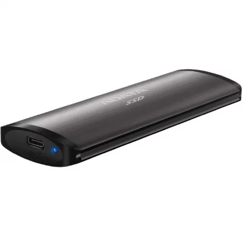 Внешний твердотельный накопитель SSD 512GB A-DATA SE760, External, USB 3.2 Type-C, R/ W -1000/ - MB/ s, 3D-NAND (ASE760-512GU32G2-CTI) фото 2