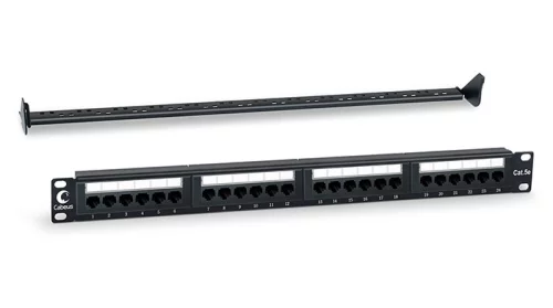 Cabeus PL-24-Cat.5e-Dual IDC Патч-панель 19