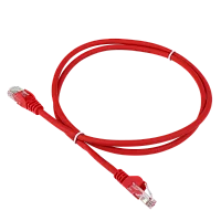 Патч-корд LANMASTER LSZH UTP кат.5e, 5.0 м, красный (LAN-PC45/ U5E-5.0-RD) (LAN-PC45/U5E-5.0-RD)