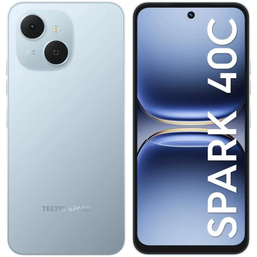 Смартфон Tecno Spark 40C 128Gb 8Gb синий моноблок 3G 4G 6.67