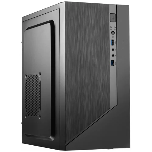 Корпус с блоком питания 450Вт./ Сase Forza mATX, 450W, 2xUSB3.0, Black, w/o FAN, 12 cm fan PSU, power cord (FZ-015-SX450R-U32)