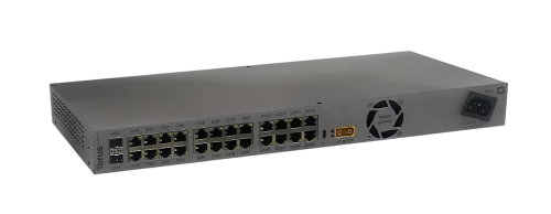 Коммутатор/ L3 управляемый коммутатор TORUS S1-1-24P, 24х10/ 100/ 1000 Mbps RJ45, 2x 10 GbE SFP+, PoE 802.3af/ at/ bt, Passive PoE 24-48v, Консольный порт USB Type C, 16к MAC-адресов, 1 встроенный БП, AC: (S1-A-S-B01-S10G02-E01G24-A24B08P08:T/DC)