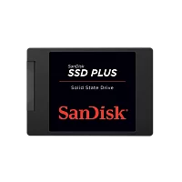 Твердотельный накопитель SanDisk SSD PLUS 2,5” SATA 2Tb, SDSSDA-2T00-G26, 1 year