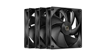 Вентилятор для корпуса Ocypus Delta F12 BK 3 IN 1, 120x120x25mm, 4-PIN PWM, 500-2000 RPM, 29 DBA MAX, HYDRO BEARING