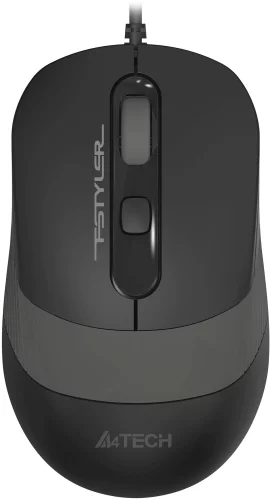 Мышь A4Tech Fstyler FM10T серый оптическая (1600dpi) USB для ноутбука (4but) (FM10T GREY)