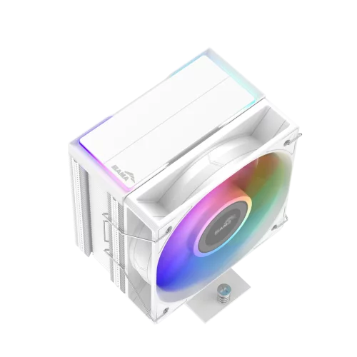 Кулер для процессора/ CPU Cooler SAMA X40L WH (200W, 4-pin PWM, 133.5mm, 4x6mm, ARGB, 1x100mm, 56.6CFM, 31.2dBA, 2600RPM, S: 1851/ 1700/ 1200/ 115X, AM5/ AM4, white) (X40-WHWAYXOX-G)