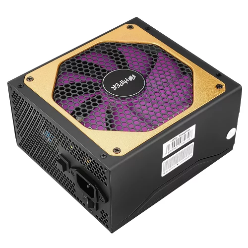 блок питания для ПК 1000 Ватт/ PSU HIPER HPG-1000FM (1000W 80+Gold, 14cm Fan, 220V input, Efficiency 90%, Modular, Black) BOX фото 5