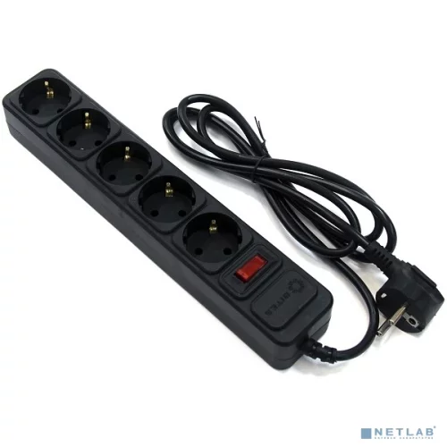 5bites SP5B-110 Сетевой фильтр SP5B-110 5S / 3*0.75MM2 / 1M / BLACK