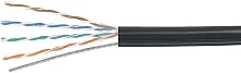 Кабель информационный Cabeus UTP-4P-Cat.5e-SOLID-OUT-PE-UV-100 кат.5E U/ UTP 4 пары PE внешний 100м черный (2175549) (2175549#MLN)