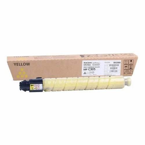 Тонер Ricoh тип MP C305 (842080) (842080) Тонер Ricoh тип MP C305 желтый туба 4000 страниц для Aficio MP C305SP/ C305SPF (842080)