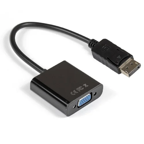 Exegate EX284910RUS Кабель-переходник DisplayPort-VGA ExeGate EX-DPM-VGAF-0.15 (20M/ 15F, 0,15м)