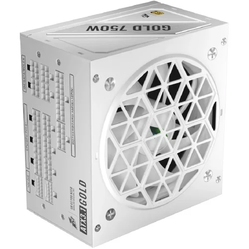 1STPLAYER NGDP GOLD 750W White / ATX 3.1, APFC, 80 PLUS Gold, LLC+DC-DC, full Japan solid-state caps, 120mm fan, full modular / HA-750BA4-WH