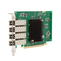 Сетевой адаптер Broadcom Emulex LPe31004-M6 Gen 6 (16GFC), 4-port, 16Gb/s, PCIe Gen3 x8, LC MMF 100m, трансиверы установлены. Not upgradable to 32GFC (16)