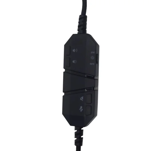 Наушники Raskat Гарнитура Raskat Strike Strike 3U 7.1 Virtual Suround Sound Gaaming Headsets with RGB LED Backlight Speaker: Neodymium Magnet, D=40mm, 32oHm; Microphone: MIC BOM with 6027 microphone; Operation Control: Inline Control with Volumne Control фото 6