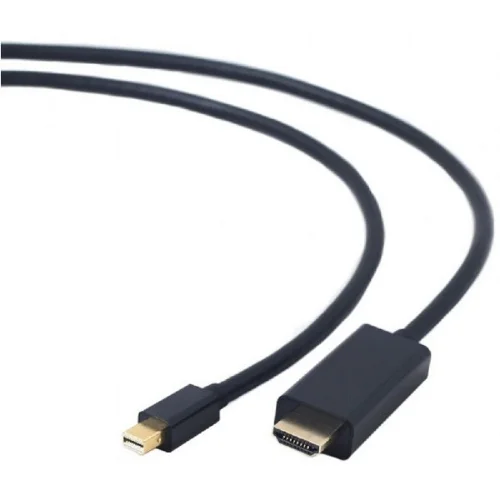 Cablexpert Кабель mDP-HDMI, 20M/ 19M, 1.8м, черный, позол.разъемы, пакет (CC-mDP-HDMI-6)