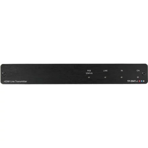 Передатчик HDMI, ARC Аудио, Ethernet, RS-232, ИК по витой паре HDBaseT с эмбедированием / деэмбедированием аудио; поддержка 4К60 4:4:4, PoE [50-00010190]/ Перед? (TP-594TXR)