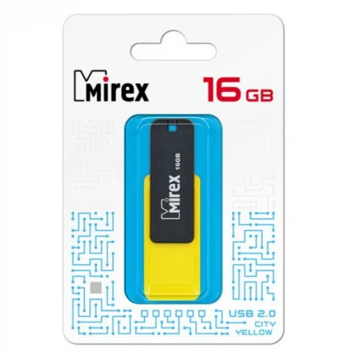 Флеш накопитель 16GB Mirex City USB 2.0 (13600-FMUCYL16) фото 2
